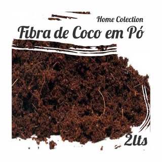 10 litros Fibra de Coco Premium - em Pó - Pura Para Vasos Plantas Floreiras Hortas Substitui o Pó de Xaxim