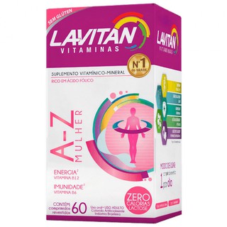 Lavitan A-z Mulher Cimed Com 60 Comprimidos