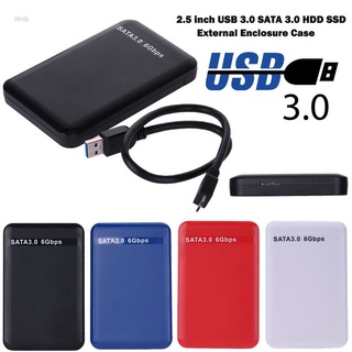 New 2.5 Inch USB 3.0 SATA Hard Drive External Enclosure 3TB 6Gbps HDD SSD Disks Box Case