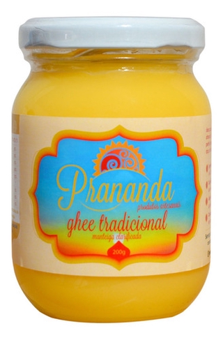 Manteiga Ghee 200g Prananda - A Melhor E Mais Original.