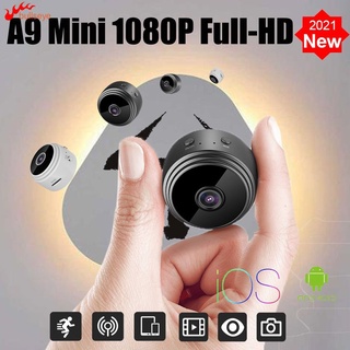 Mini Câmera De Vídeo Bull A9 Mini 1080p Full-Hd Sem Fio Wifi Ip Com Visão Noturna Micro Seye