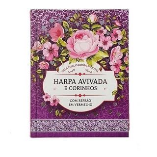 Harpa Brochura Pequena - Floral Lilás