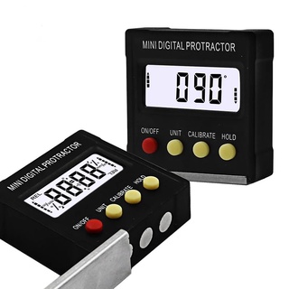 Ferramentas de medição de base magnética de caixa de nível eletrônico mini transferidor digital 360 graus inclinômetro