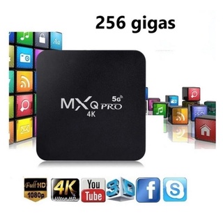TV BOX MXQ PRÓ SMART Conversor Smart K4 5G 32 GB Ram + 256 GB Interna Android 11,1 mais atualizado Pronto entrega