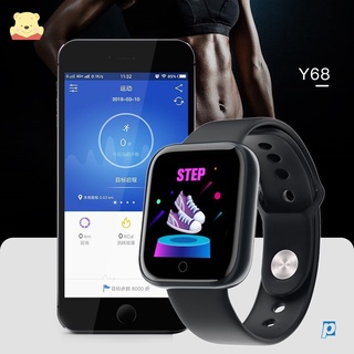 Y68/D20/GM20/fitpro Smart Watch Y68 À Prova D \\\'Água Com Rastreador De Frequência Cardíaca Para Ios / Android (3)