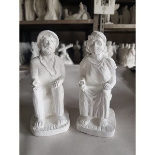 casal de preto velho 15cm estatuas imagens de umbanda