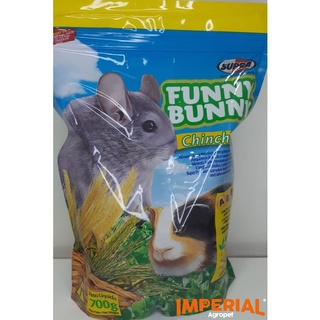 Ração Supra Funny Bunny para Chinchilas, Porquinhos da índia e outros pequenos roedores 700g