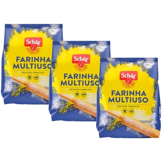 Kit 3 Farinha Multiuso Sem Gluten Sem Lactose 500g Schar