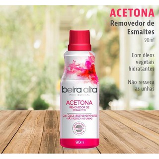 Acetona Removedor de Esmaltes Beira Alta - 90ml/240ml/450ml