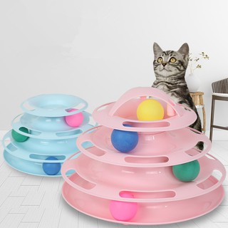 Brinquedo para gatos - Torre interativa com bolinhas