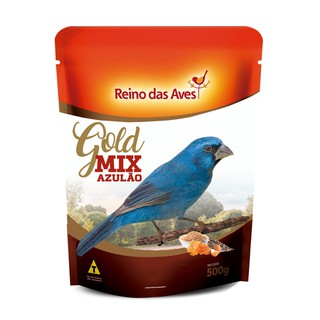 Azulão Gold Mix - 500g - Reino das Aves