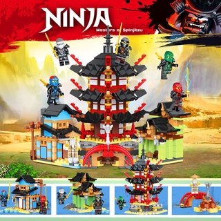 810Pcs Compatível Lego Ninjago Ninja Temple Dragão brinquedos de blocos de construção (3)