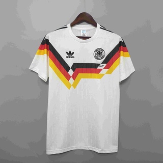 Spot Quente-✨ Material Cauda Ndia Qualidade Retro Alemanha 1990 Camisa Casa