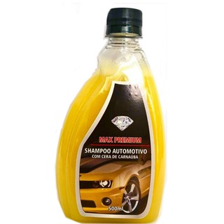 Shampoo automotivo com cera de carnaúba pH neutro para lavagem de carro e moto 500ml