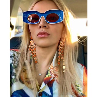 Trendy New Square Sunglasses Women Men 2019 Summer Luxury Brand Designer Red Blue Yellow Fashion Square SunGlasses UV400