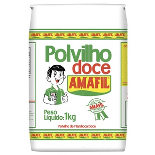 Polvilho De Mandioca Doce Amafil 1kg (1)