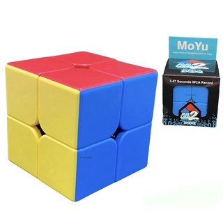 Kit 3 Cubo Mágico 2x2x2+3x3x3+pirâmide Profissional Moyu (2)