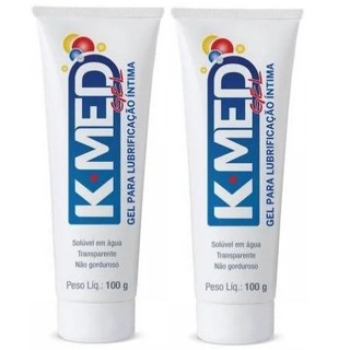 Kit com 2 K-med Gel Lubrificante Intimo 100g Kmed - Prazer Sexual Cimed