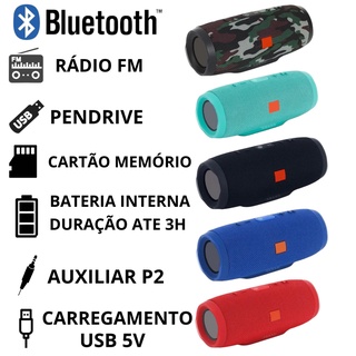 Caixa CAIXINHA de som CHARGE 3 Bluetooth PORTATIL Frete Gratis Envio Imediato (6)