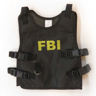 Colete Cosplay Policial FBI infantil