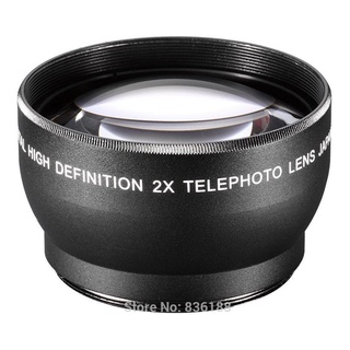 Lente Hd Tele Objetiva Digital 2x 58mm Canon Nikon Sony