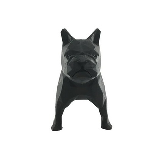 Bulldog Cachorro Geométrico Decoração 3D 10cm
