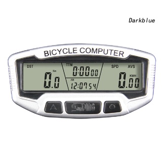 Qx- Cronômetro Odômetro Velocímetro De Bicicleta Com Fio Sd-558A À Prova D 'Água | QX- Sunding SD-558A Wired Waterproof Bike Speedometer Backlight Odometer Stopwatch (3)