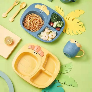 conjunto de prato infantil com talheres De Jantar (5)