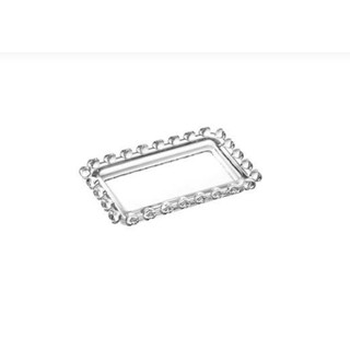 Mini Travessa Cristal Coração Transparente 10,5x6,5cm - Lyor