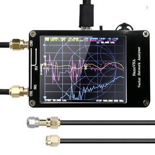 O&H Portable Handheld Vector Network Analyzer 50KHz-900MHz Digital Display Touching Screen Shortwave MF HF VHF UHF Antenna Analyzer Standing Waves