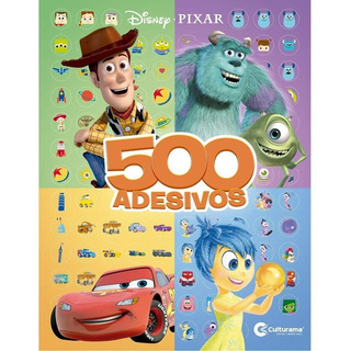 Livro 500 Adesivos Disney Pixar