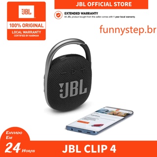 [ WendaTech ] JBL Clip 3 4 Caixa De Som Portátil Sem Fio Bluetooth À Prova D 'Água
