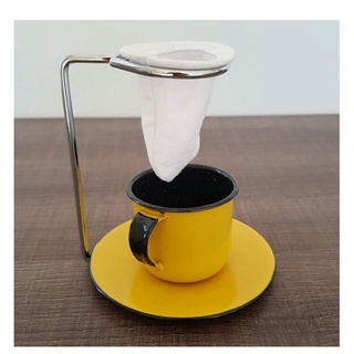 Suporte / Porta Coador de café / chá mini para cozinha balcão aramado . (1)