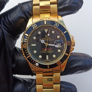 Relógio Masculino Rolex Submariner Dourado