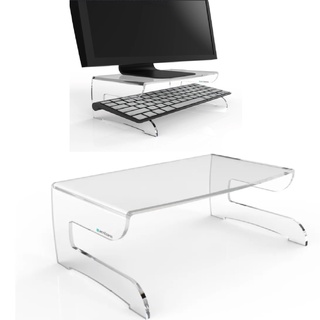 Suporte para monitor base teclado escritorio leve e compacto (4)