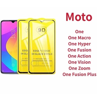 Película De Vidro 9D 3D Motorola Moto One Marco/One Hyper/One Fusion/One Atcion/One Vision/One Fusion Plus/One Zoom