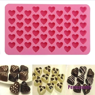 Forma De Silicone Com Formato De Coração Para Chocolate / Biscoitos / Bandeja De Gelo / Bolo Ae21 (1)