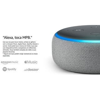 Alexa Echo Dot Amazon 3° Geração Português Original Lacrada Assistente Virtual (6)