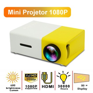 Mini Projetor 3d Hd Projetor Portátil Led 1080p Hdmi Usb Áudio Home Indoor Cinema Para Festa Jrgoing