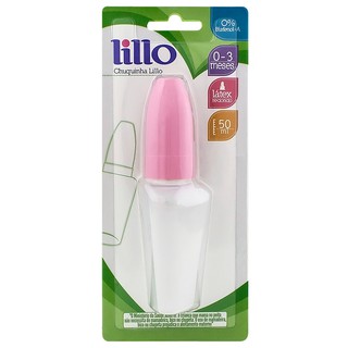 Mamadeira Miniform Lillo Chuquinha Bico Silicone 0 A 3 Meses Fácil Higienização Rosa 50ml