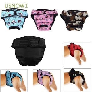USNOW1 Filhote De Cachorro Feminino Pet Briefs Underwear Calças Fornecimentos Cão Calcinha Fralda Do/Multicolor