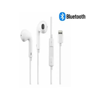 Fone de Ouvido Lightning Compatível iPhone 7 Plus 8 Plus X XR 11 com Microfone Bluetooth