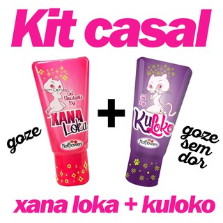 Kit Xana Loka + Ku Loko Excitante + Anestésico Anal - Sex Shop