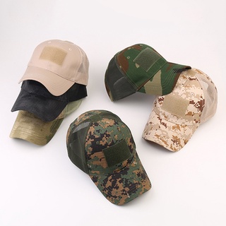 【Promoção】AIELBRO™ Boné De Camuflagem Military Army Camo Airsoft Hunting Camping Caps Baseball Cap Tactical Summer Hat (9)
