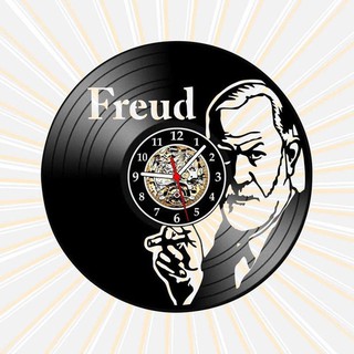 Relógio Freud Psicanálise Psiquiatra Nerd Geek Vinil Lp