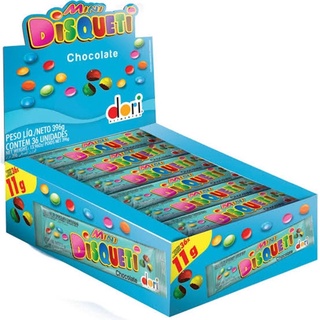 Chocolate Confeito Mini Disqueti 11g com 36 unidades - Dori