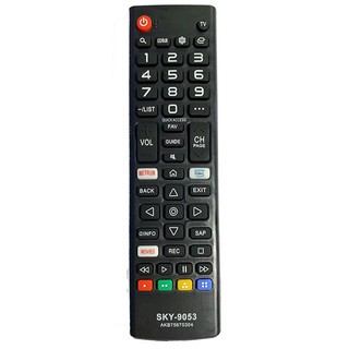 Controle Remoto compatível com tv Lg Netflix/Prime Vídeo Akb75675304.