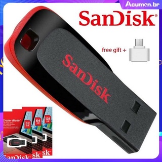 Sandisk Usb 4gb Gb Gb 64 32 16gb 128gb 256gb Cruzer L Mina 2.0 Flash Drive Memory Stick Pen Drive