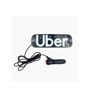 Placa Letreiro Luminoso para Uber cigarreiro para Motorista De Aplicativo