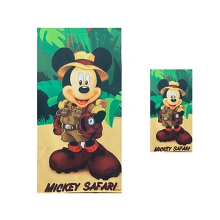 Mickey Safari - Kit Toalha de Banho Mickey Safari + Toalha de Rosto Mickey Safari